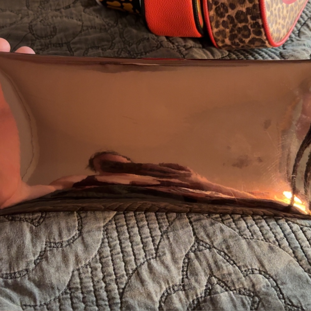 Aldo Shiny Copper Clutch - Picture 2 of 4